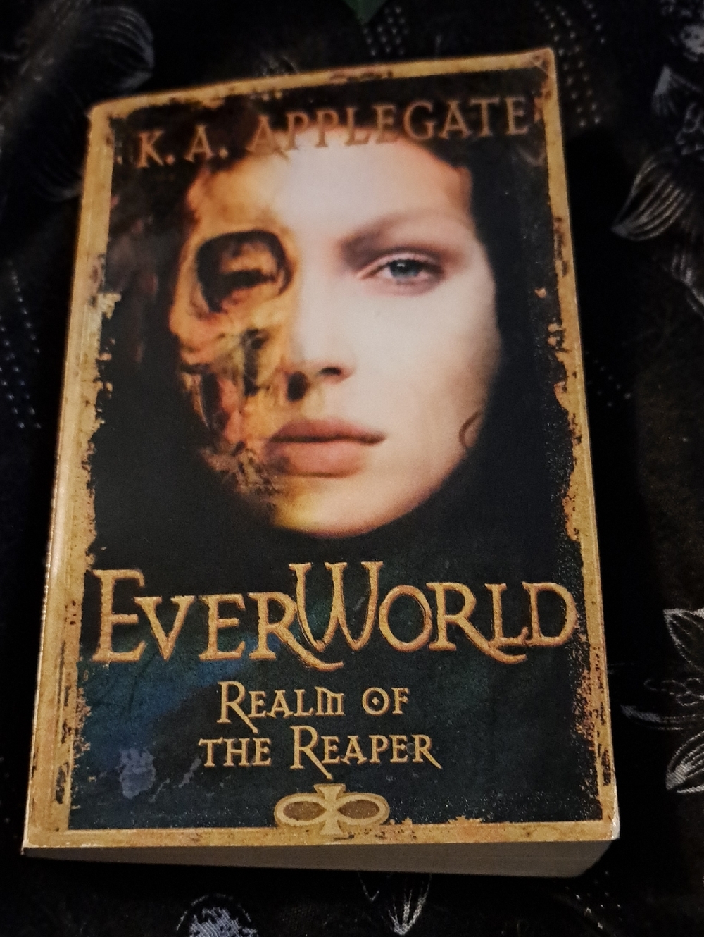 K.A. Applegate EverWorld: Realm of the Reaper - Gold/Black Paperback